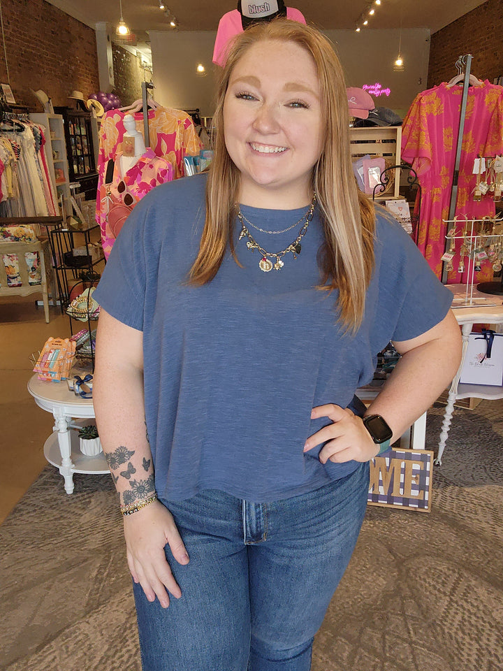 Short Sleeve Slub Tee