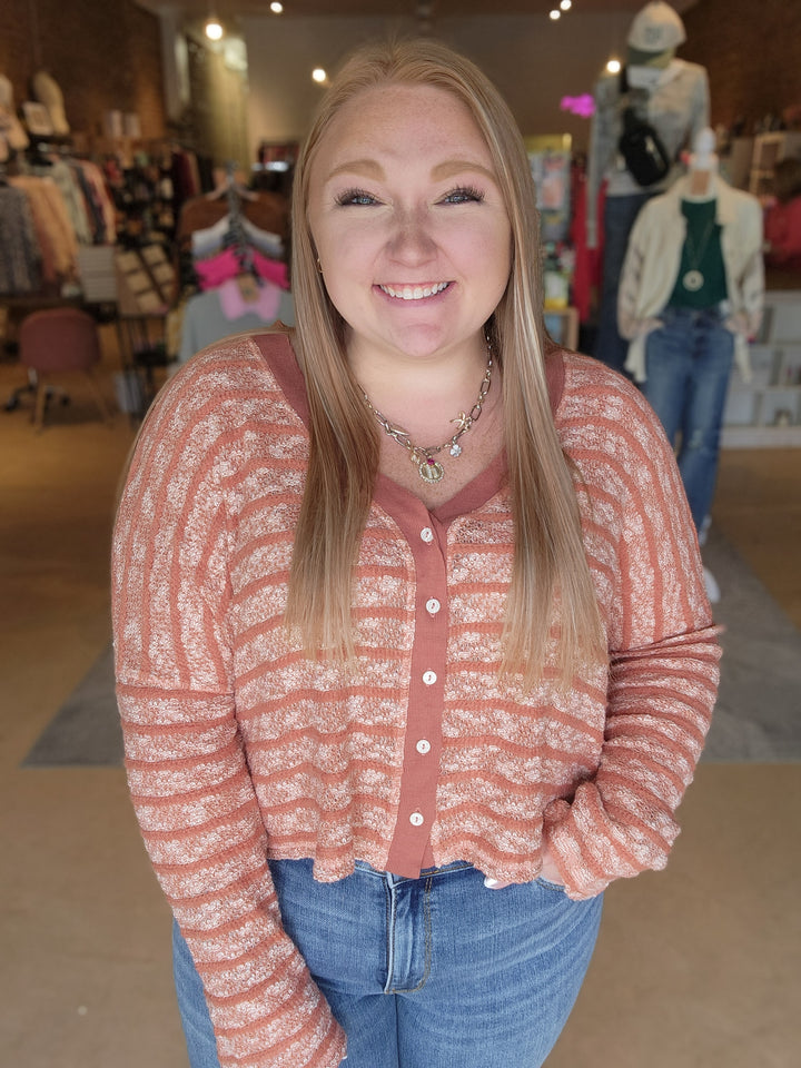 Spring Stripe Cardigan