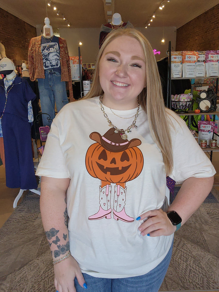 Cowgirl Pumpkin Tee