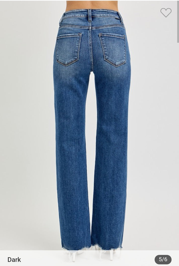 Size 0, 1, 3, 5, 13, 2X Risen Tummy Control Straight Jeans