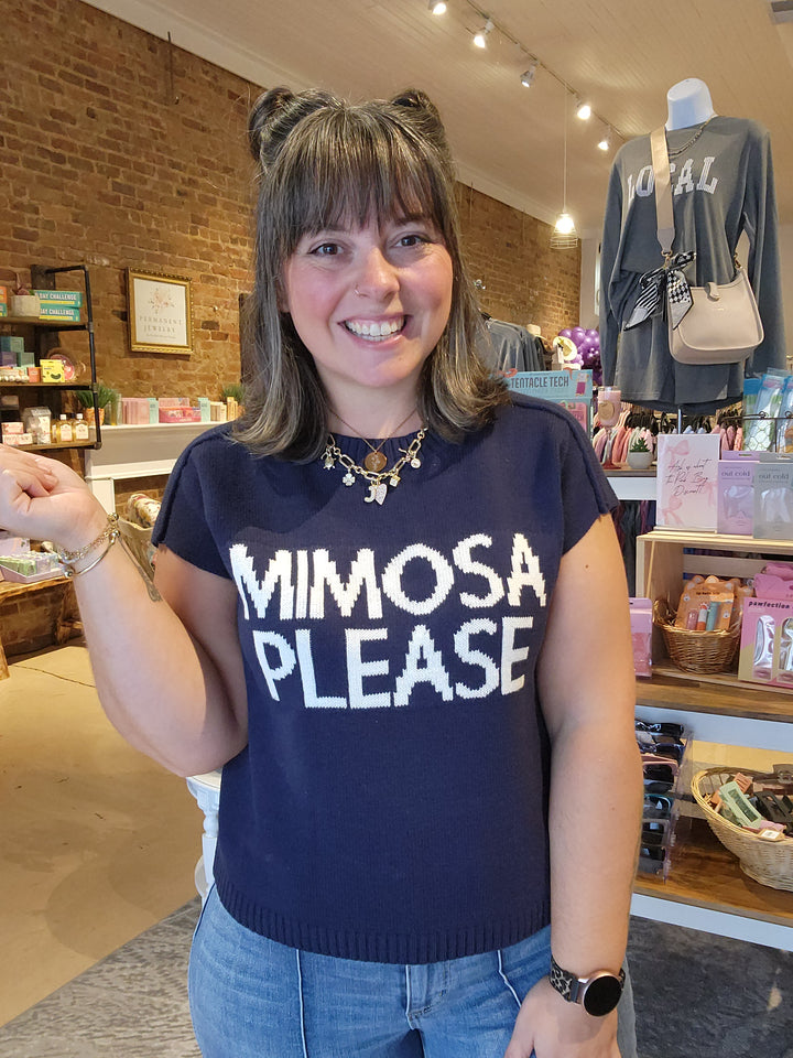 Mimosa Please Knit Top