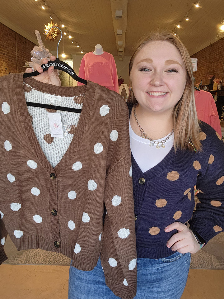 Polka Dot Cardigan