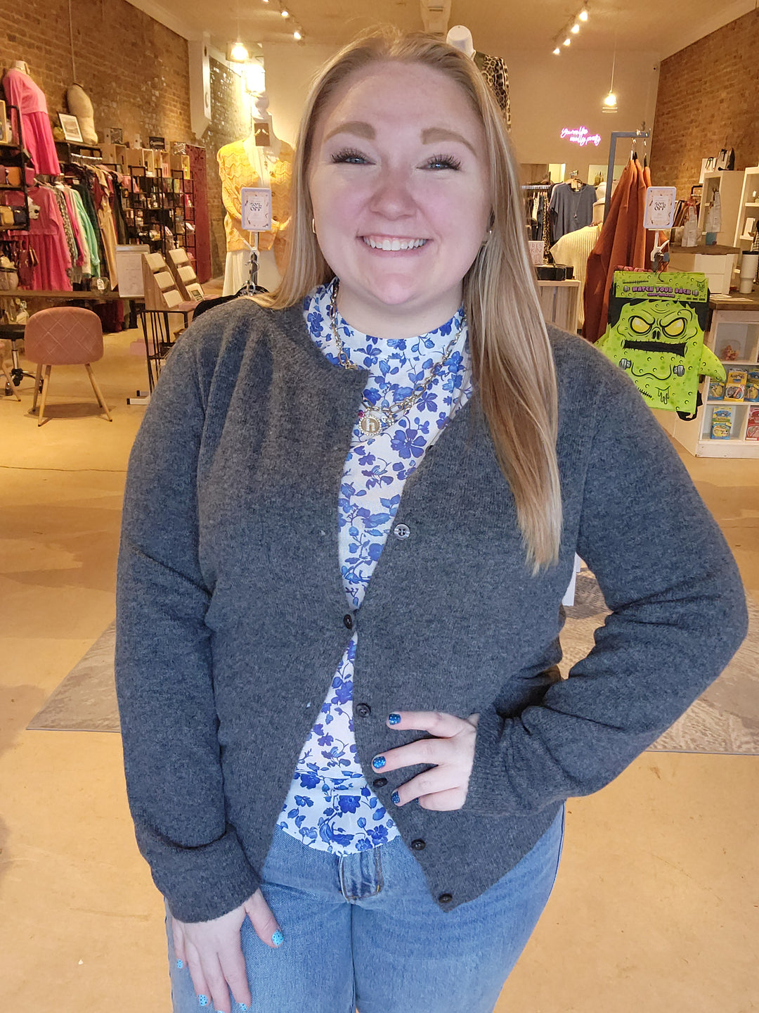 Everyday Button Up Cardigan