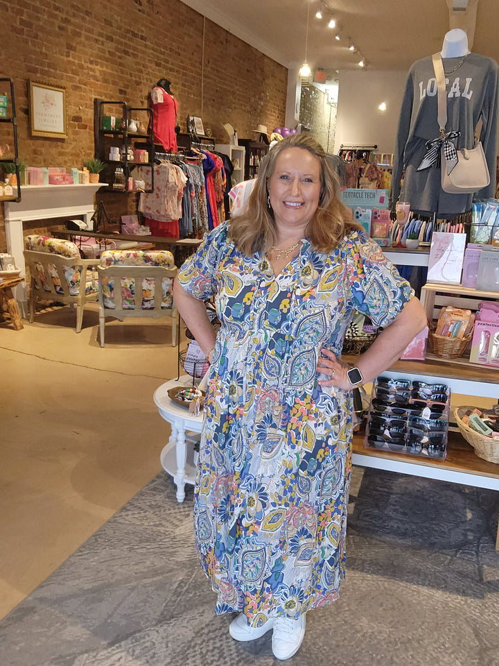Floral Dreams Midi Dress