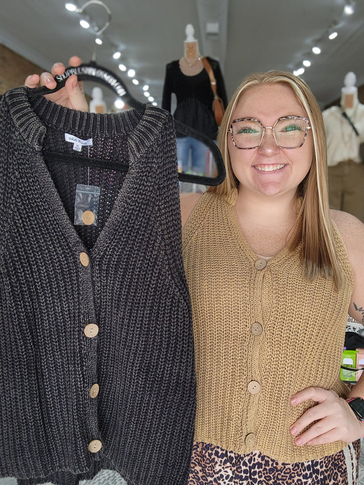 Chunky Knit Sweater Vest