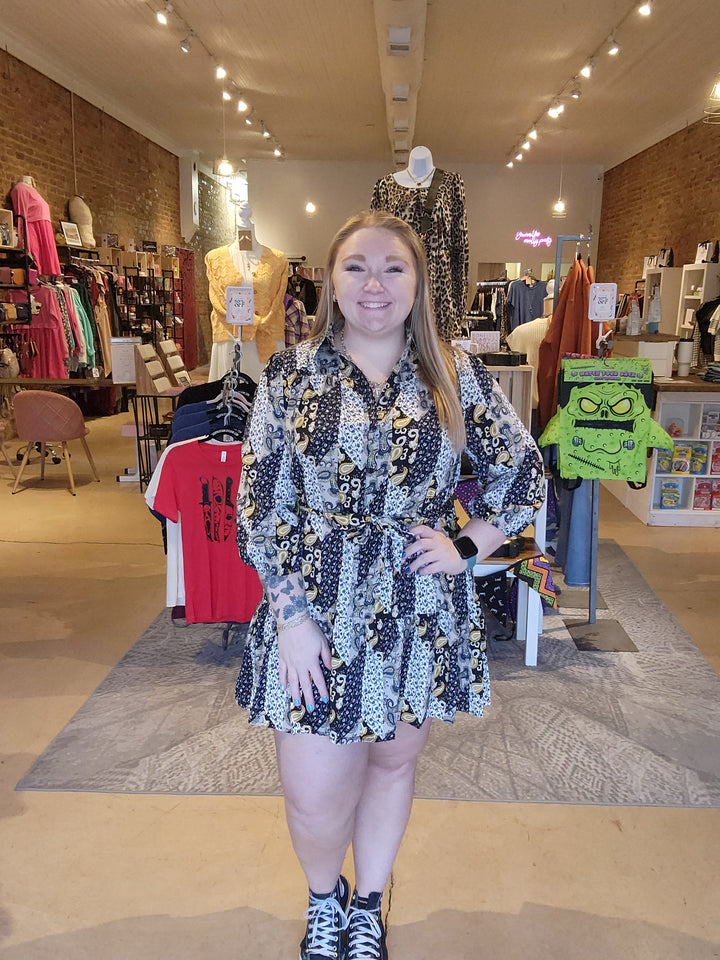 M & L Patchwork Dress FINAL SALE