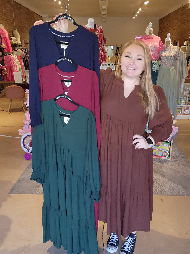 Peasant Maxi Dress