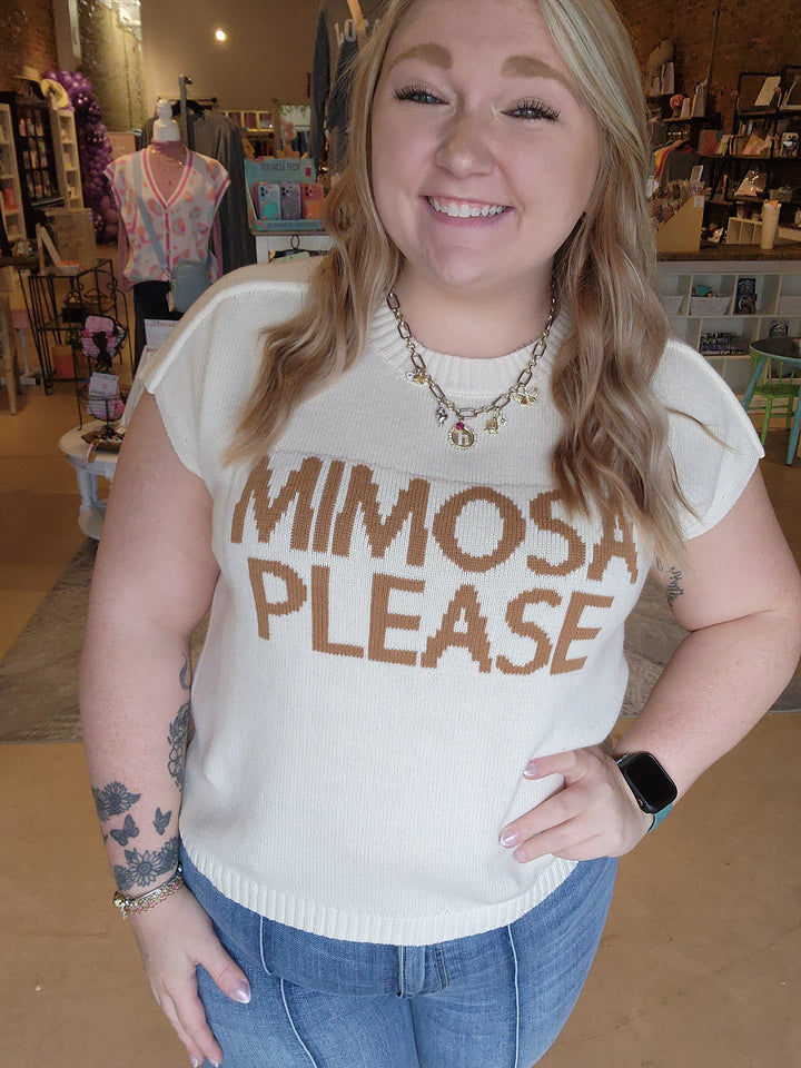 Mimosa Please Knit Top