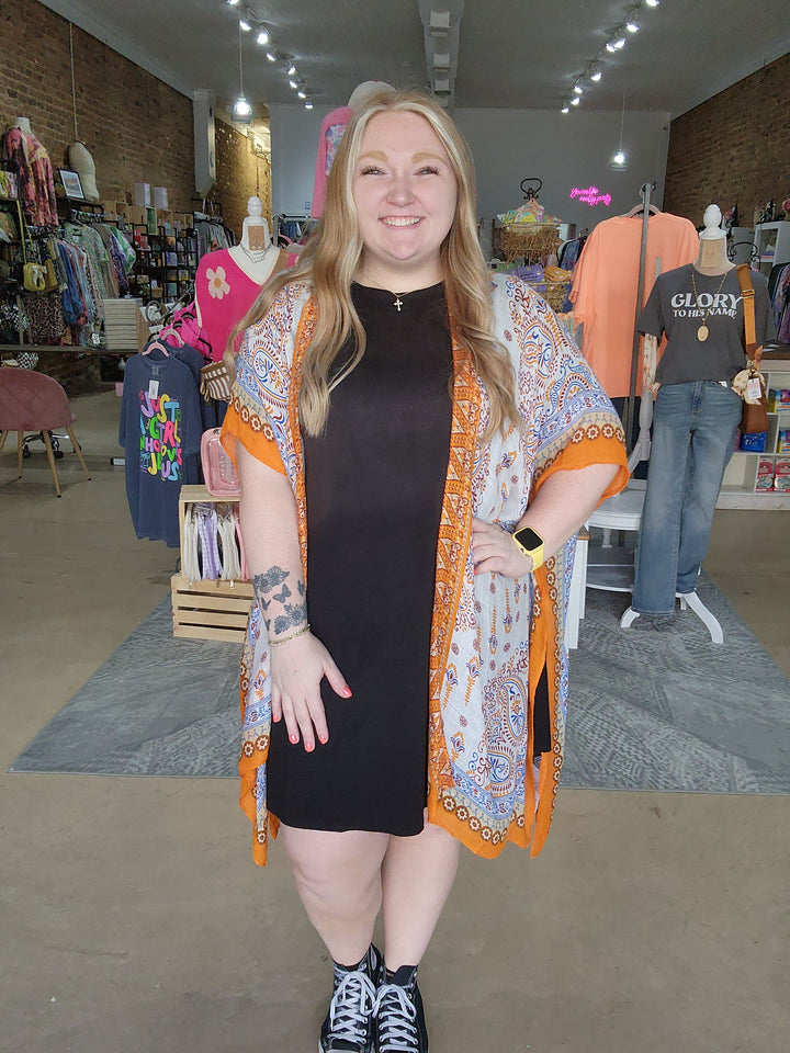 Acid Wash T-Shirt Dress