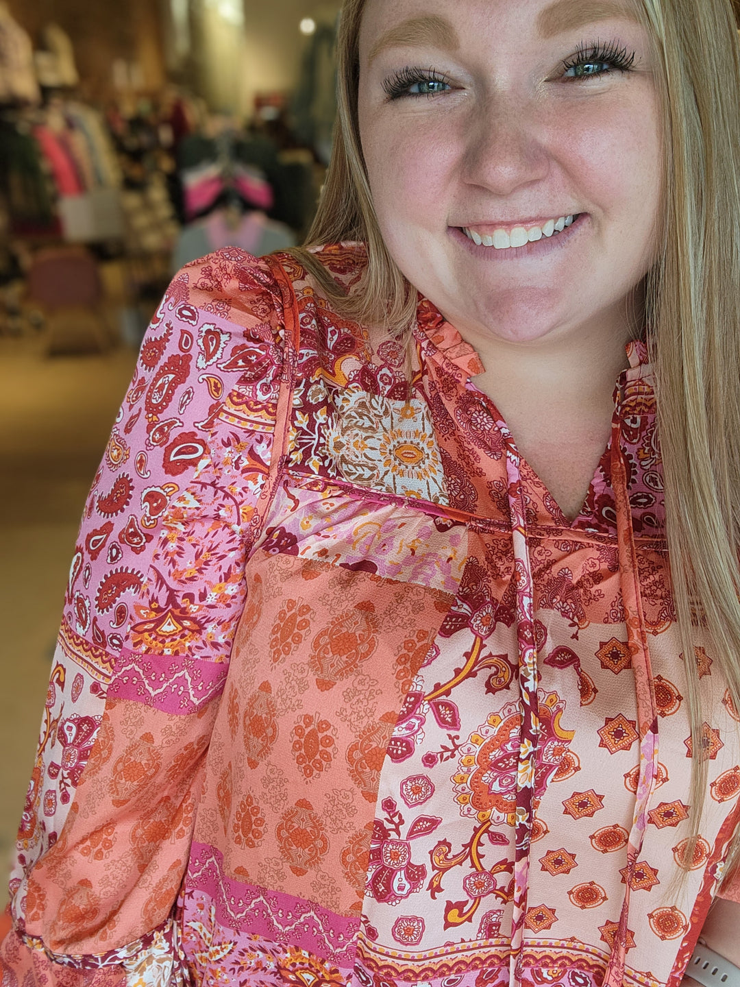 Patchwork Paisley Top