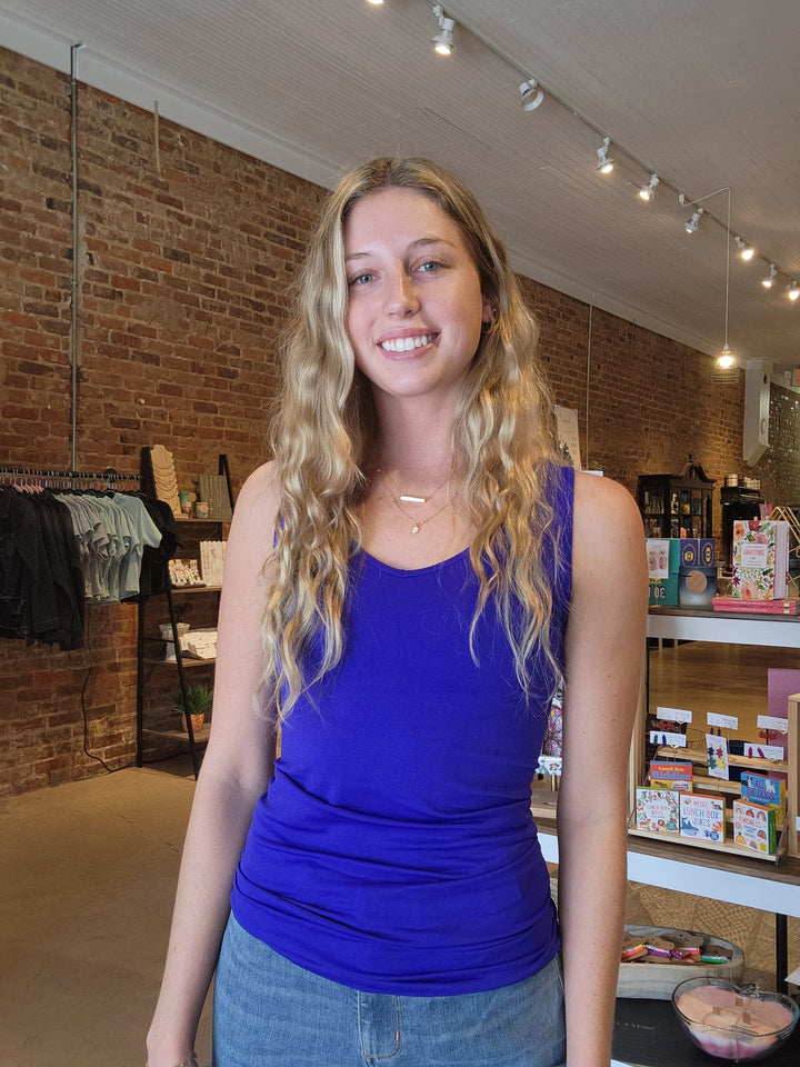 Royal Blue Seamless Tank