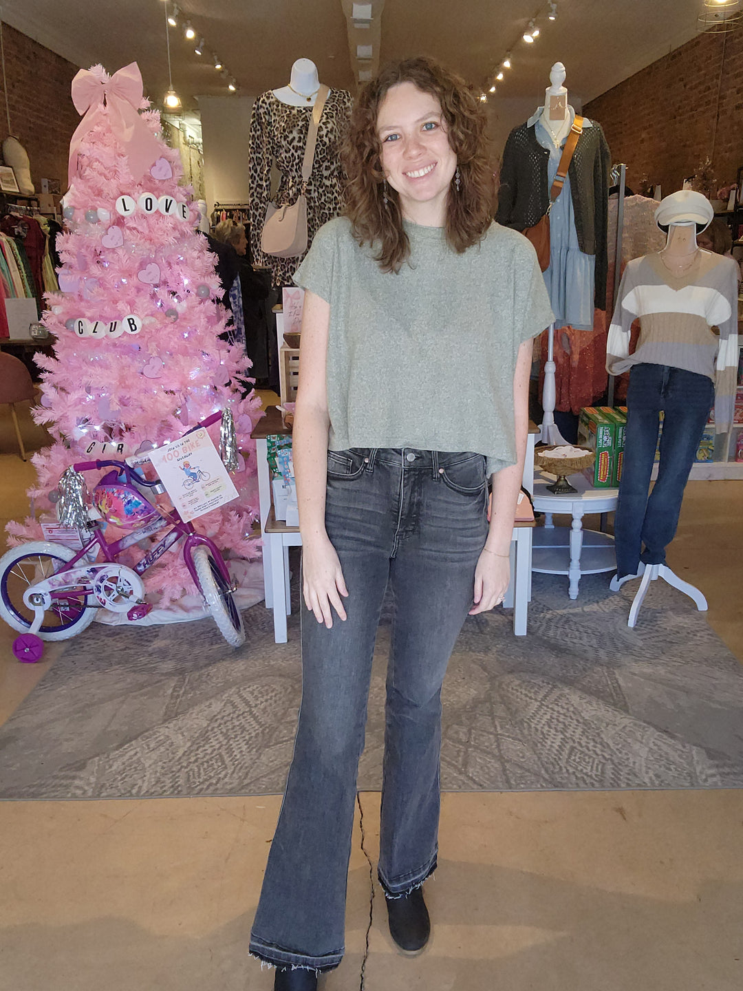 Livin the Dream Crop Tee