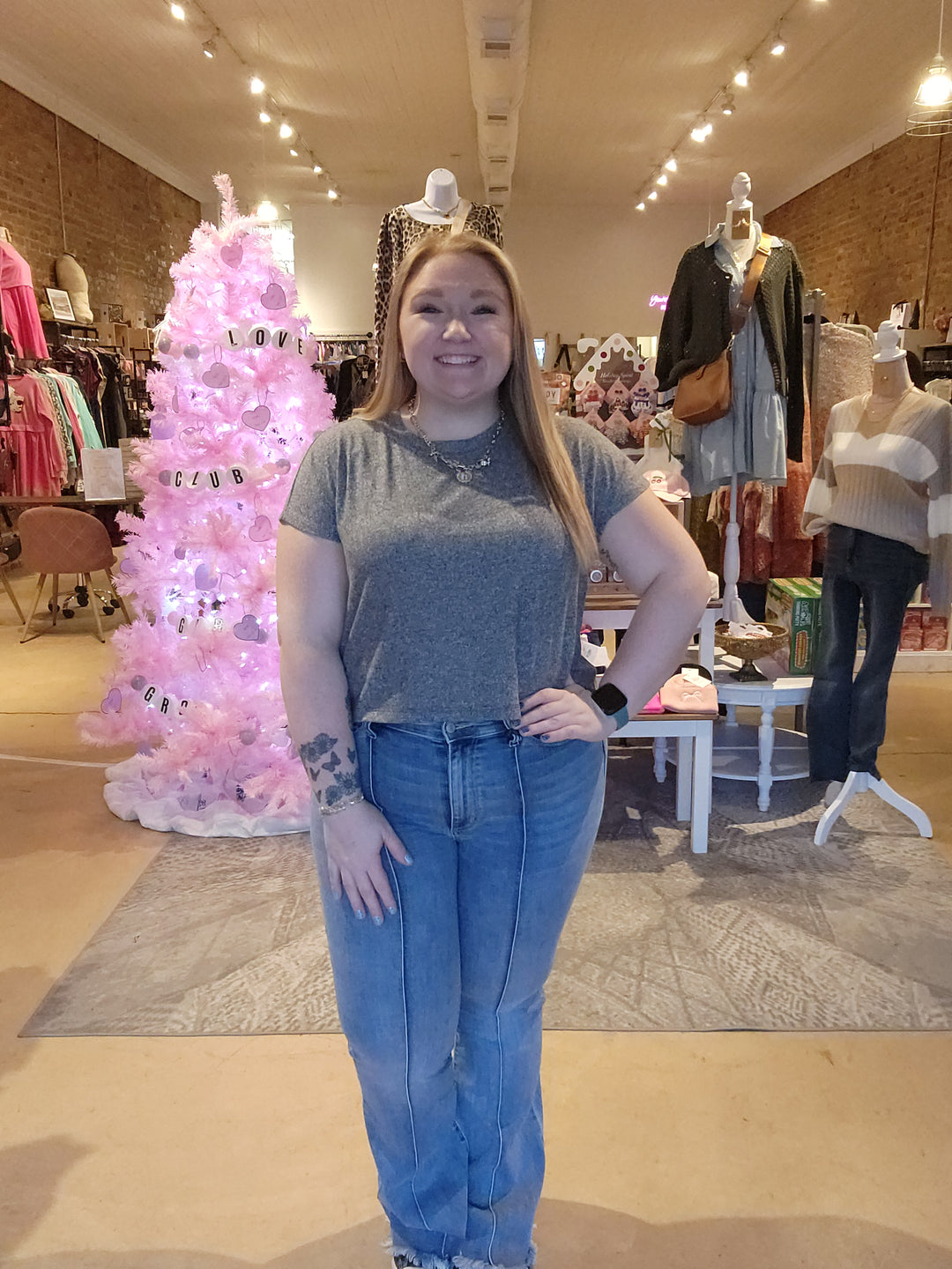 Livin the Dream Crop Tee