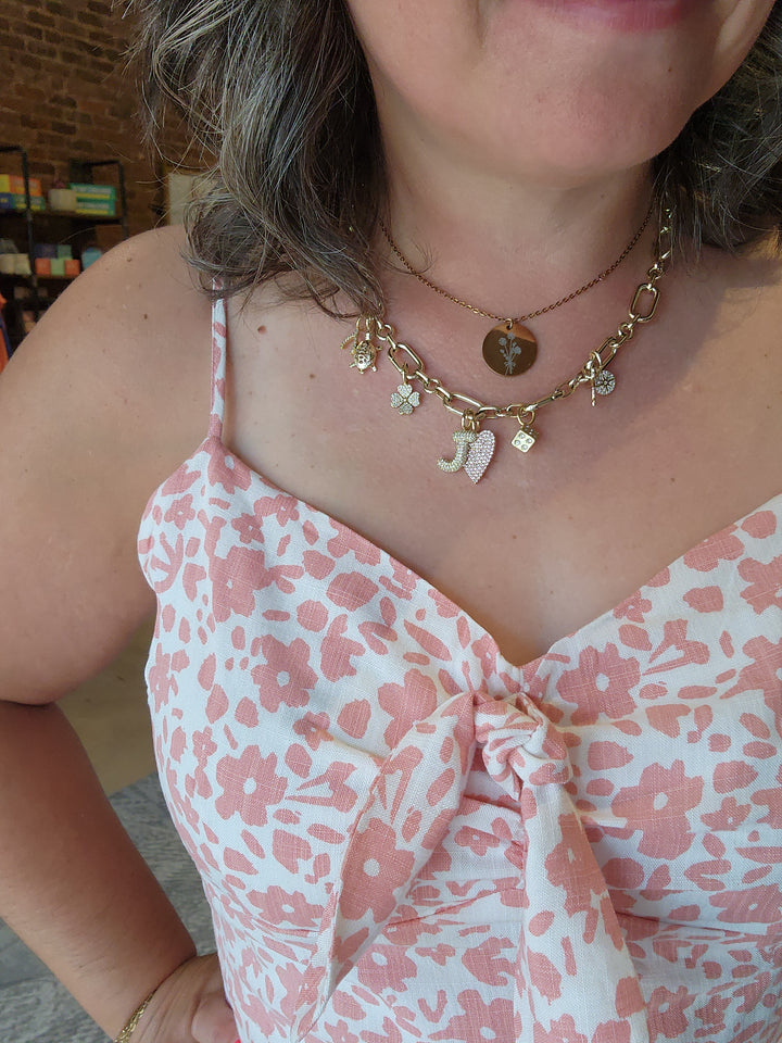 Pink Floral Jumpsuit