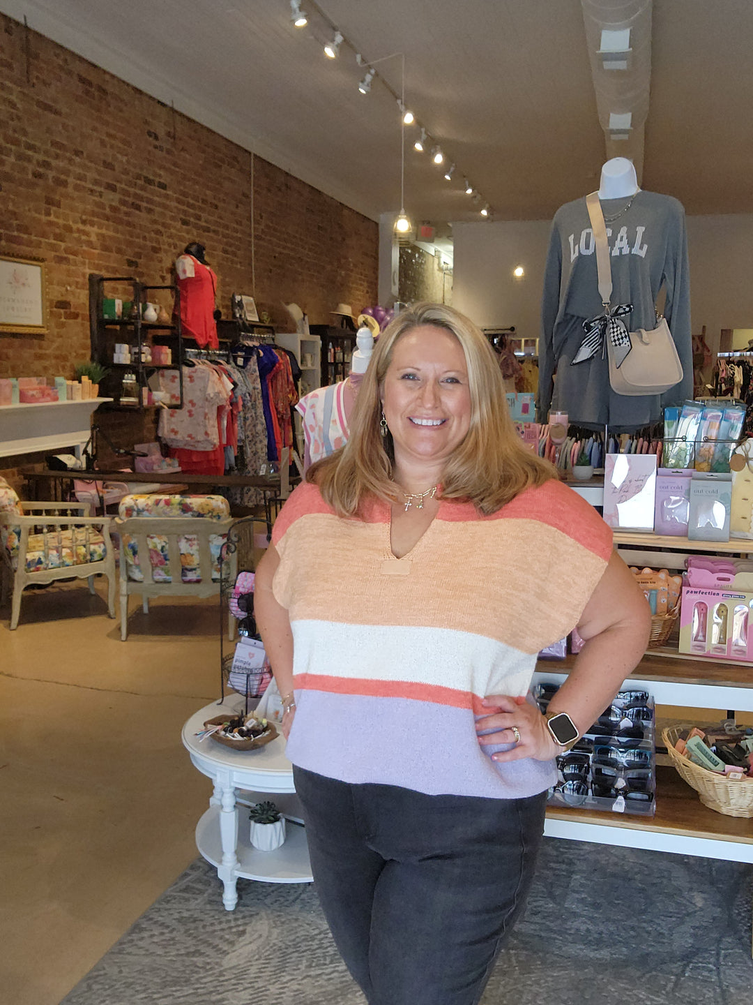 Sherbet Sleeveless Sweater