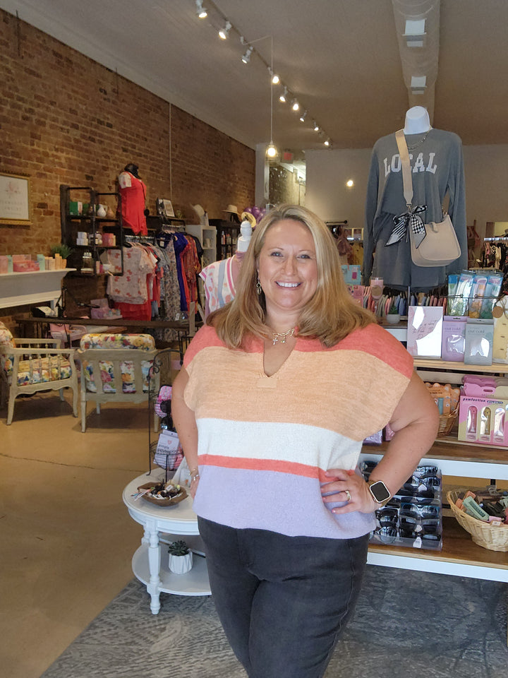 Sherbet Sleeveless Sweater