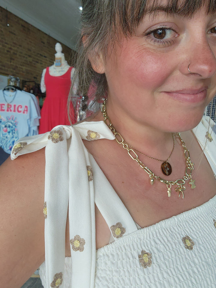 Daisy Smocked Tank Top