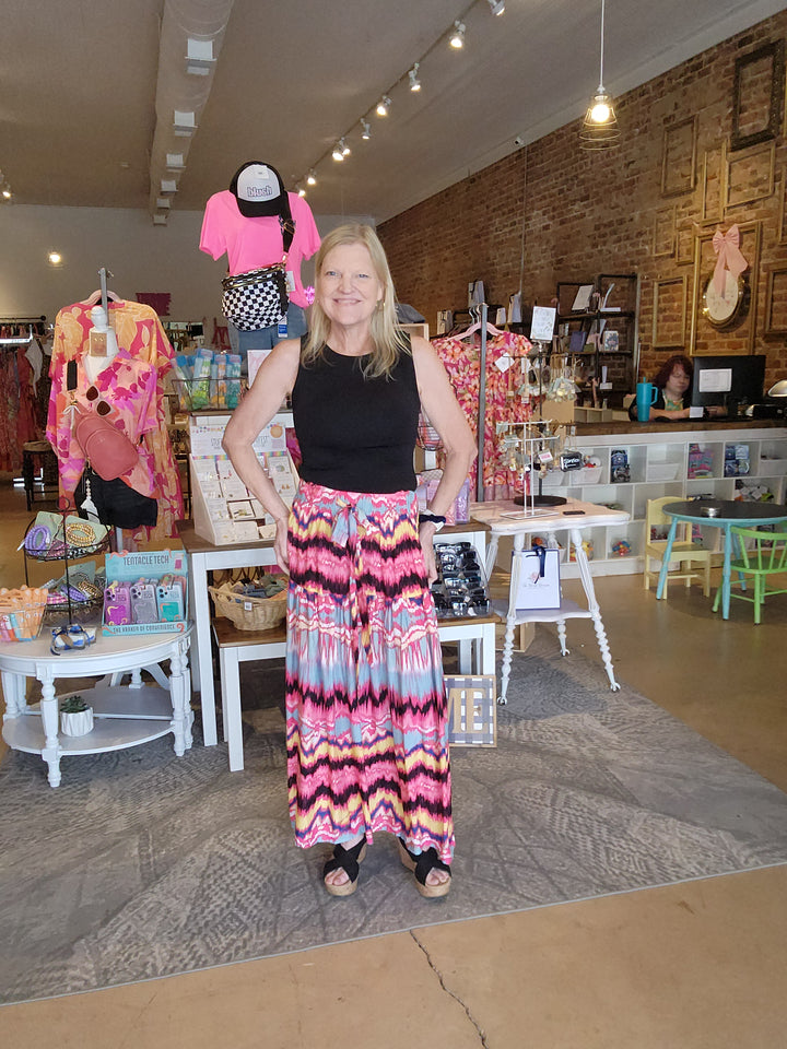 Multi Color Maxi Skirt
