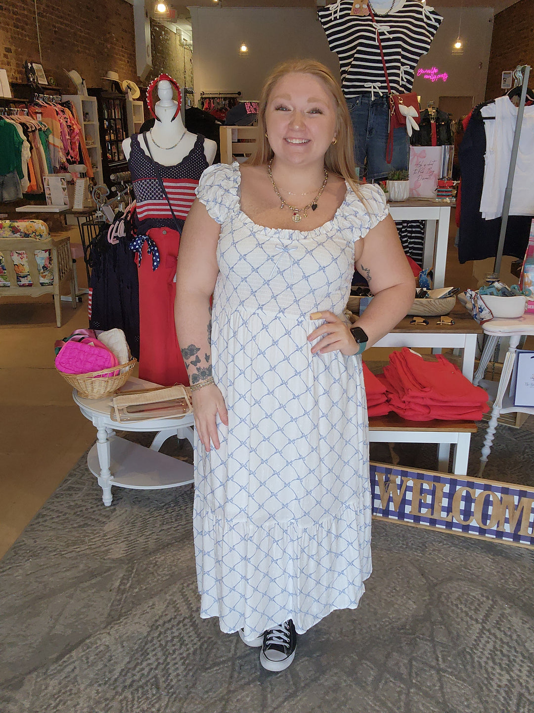 Smocked Bow Dress