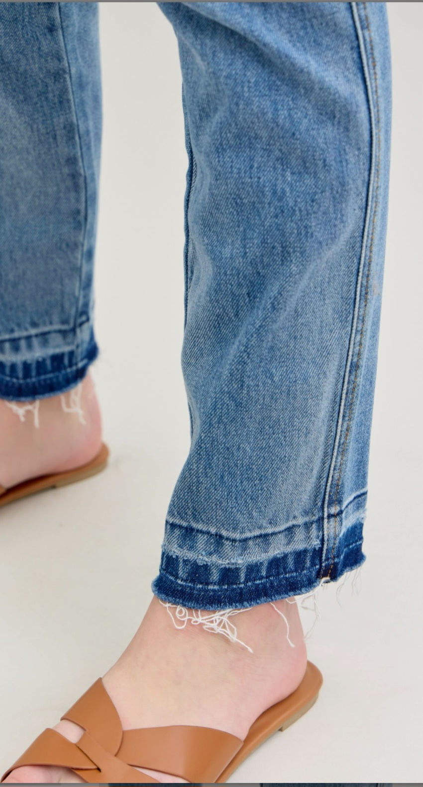 Judy Blue Rigid Magic Released Hem Boyfriend Jean
