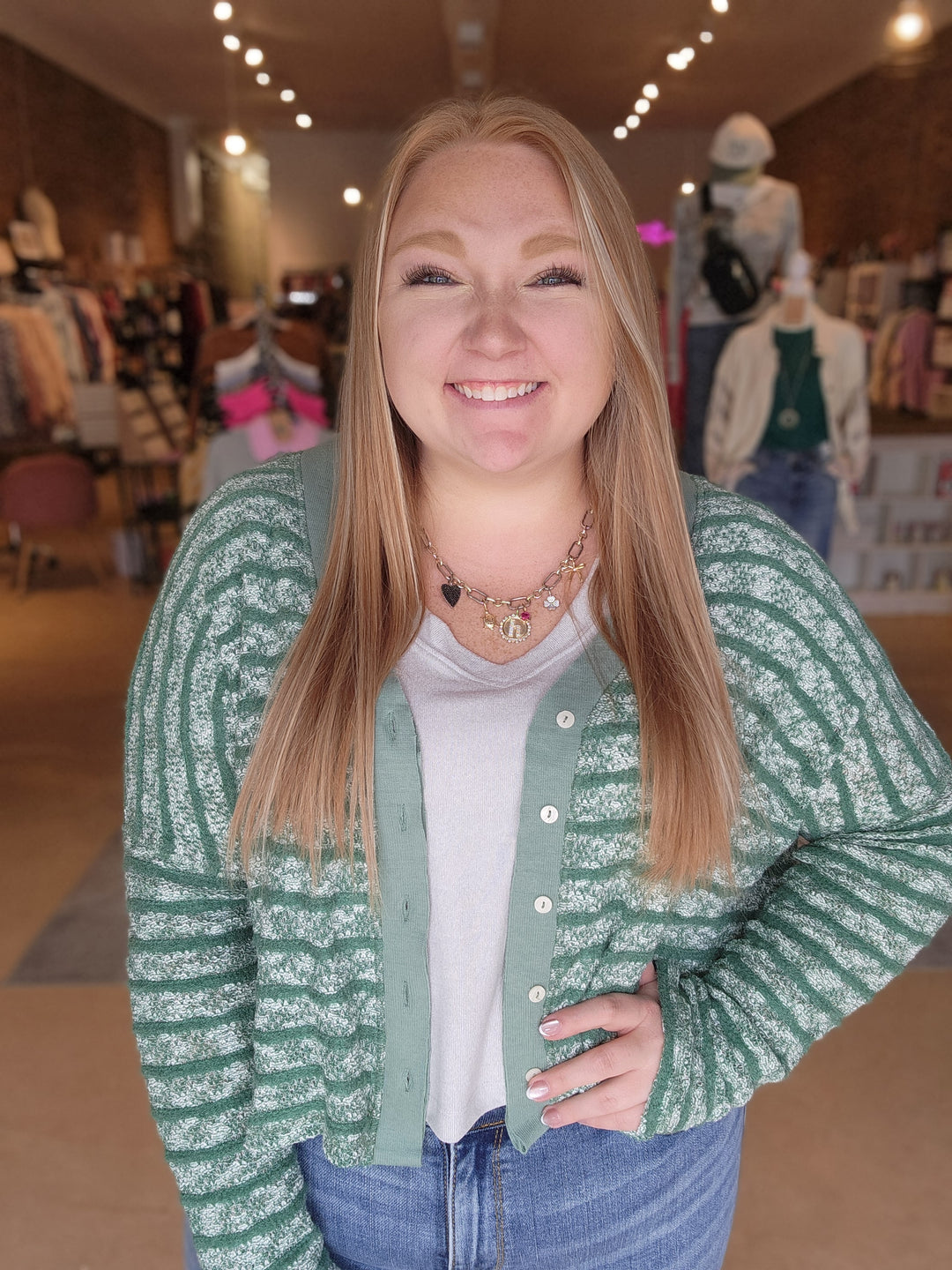 Spring Stripe Cardigan