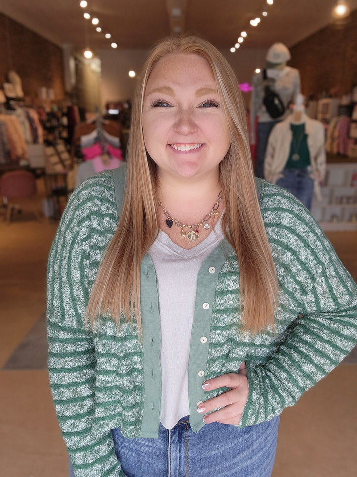 Spring Stripe Cardigan