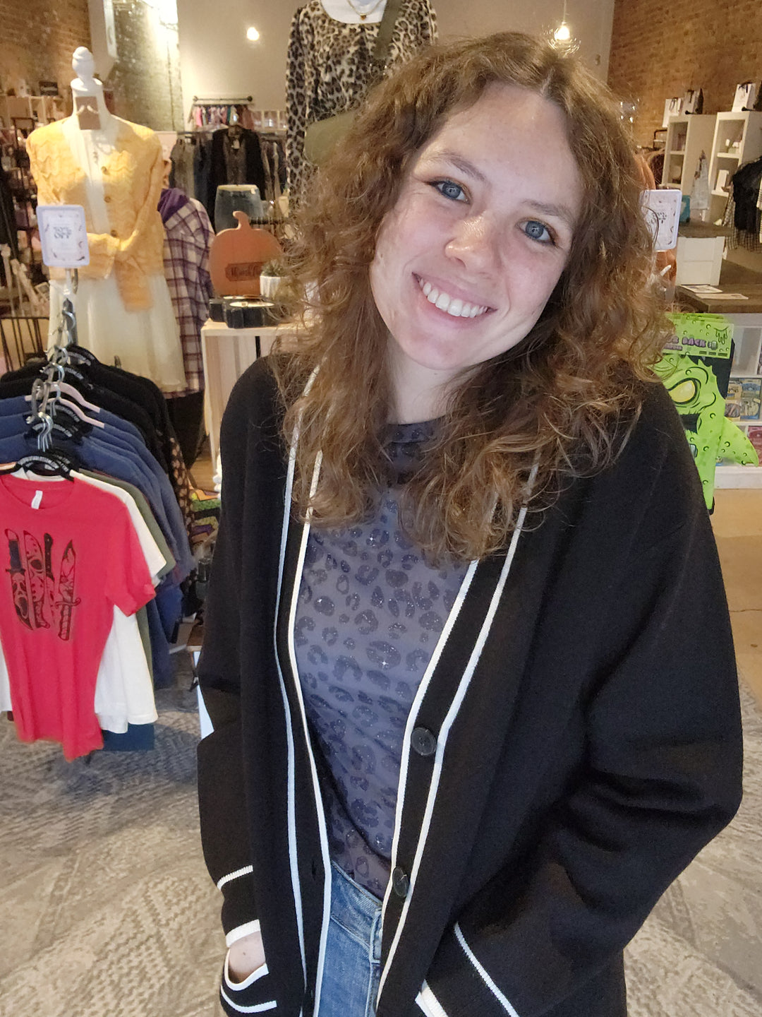 Black Varsity Sweater