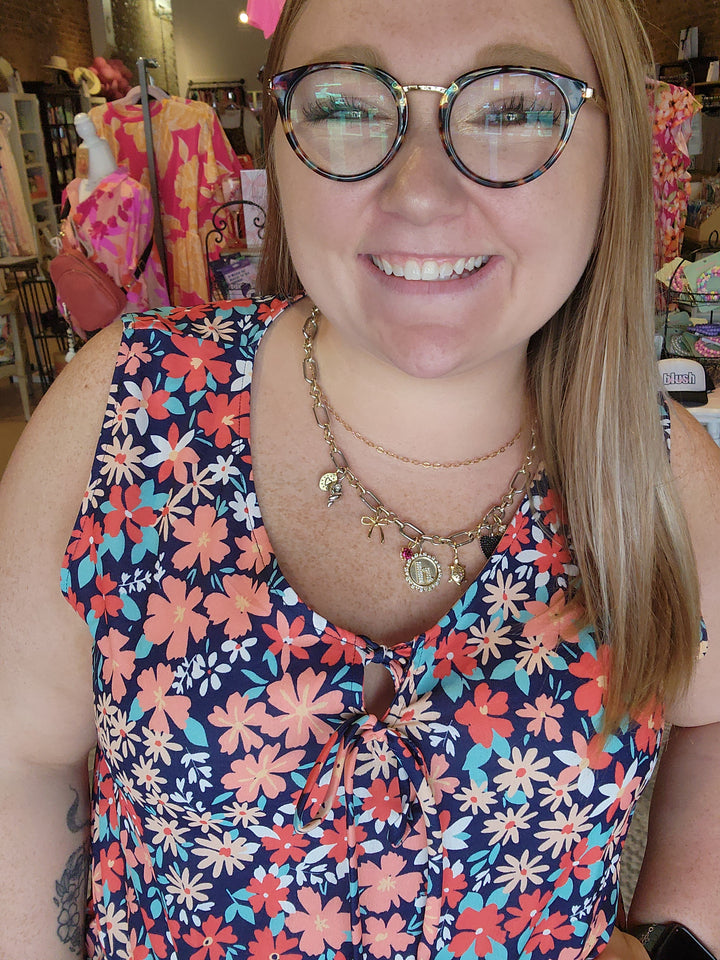 Floral Fit and Flare Romper