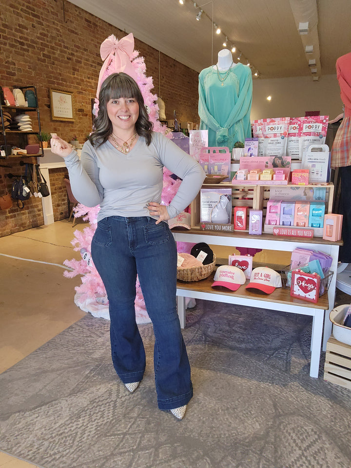 Judy Blue Trouser Flare Jeans