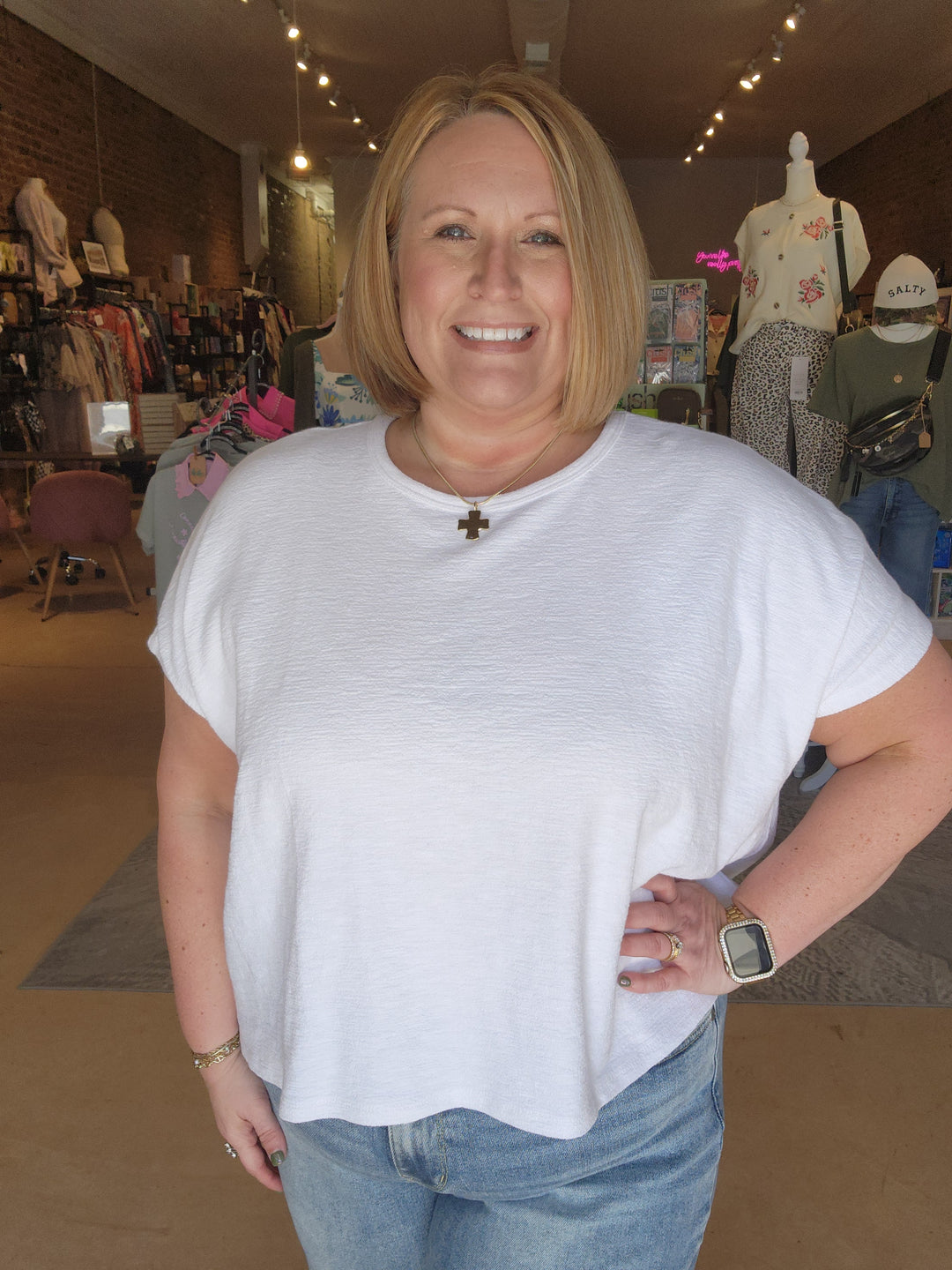 Short Sleeve Slub Tee
