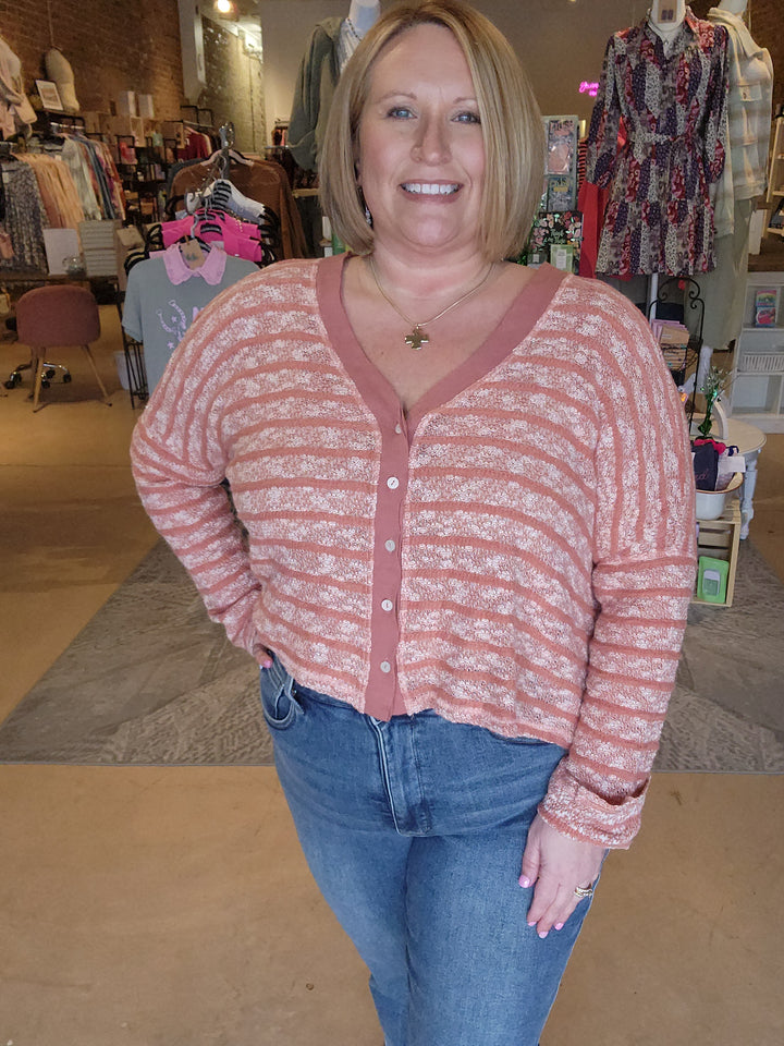 Spring Stripe Cardigan