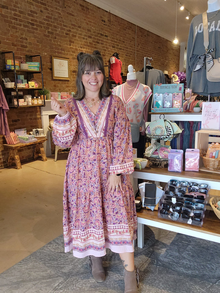 Boho Midi Dress