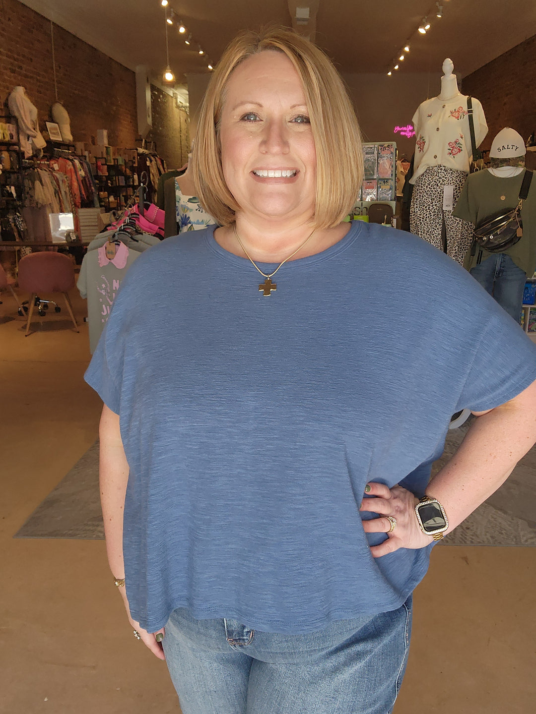 Short Sleeve Slub Tee