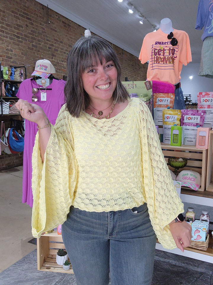 Free Spirit Bell Sleeve Top