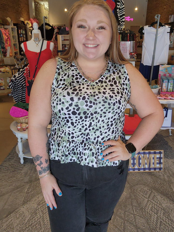 Peplum Butter Tank