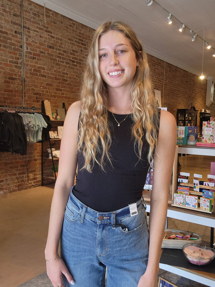 Black Seamless Tank