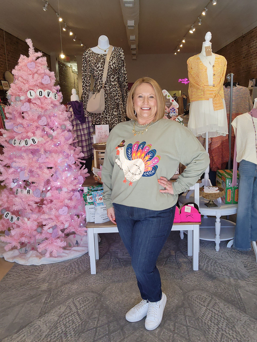 S Turkey Long Sleeve Tee FINAL SALE