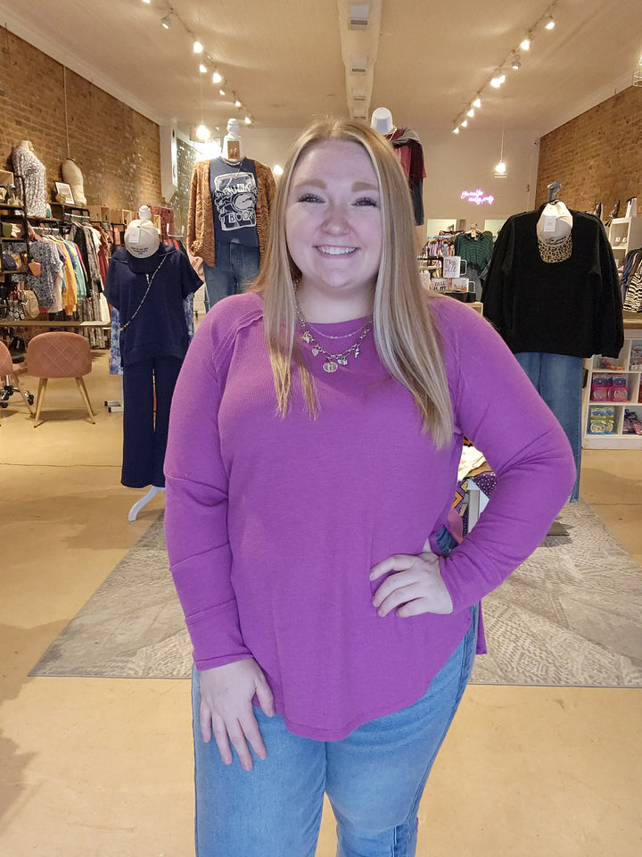 Waffle Long Sleeve Tee