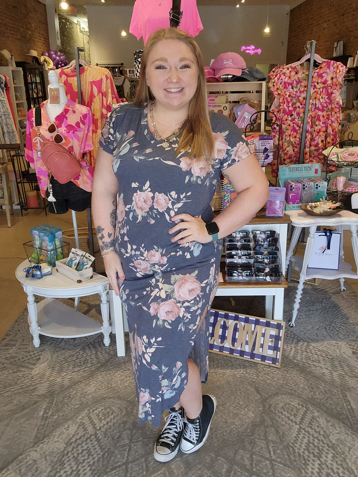 Floral T Shirt Dress