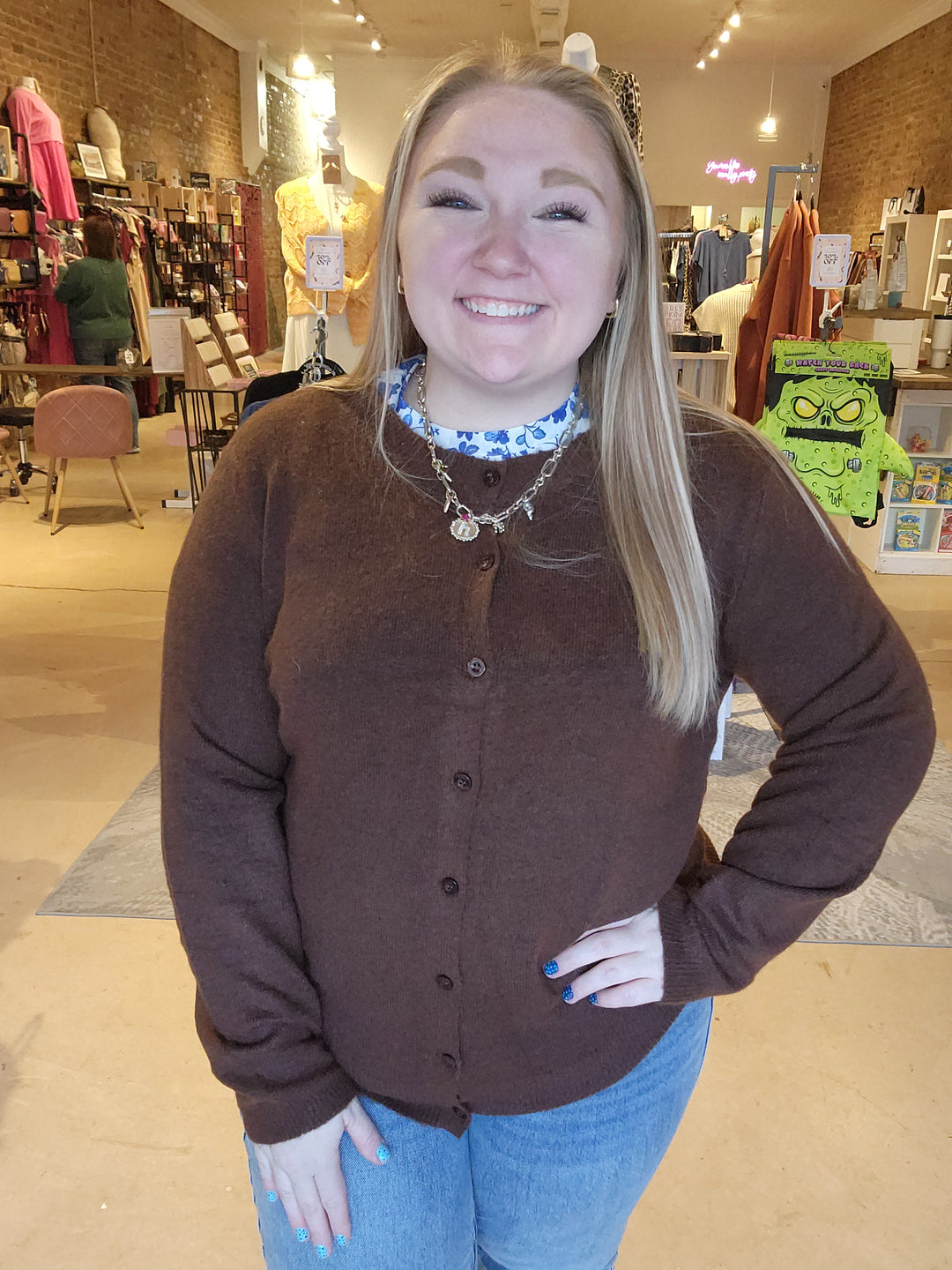 Everyday Button Up Cardigan