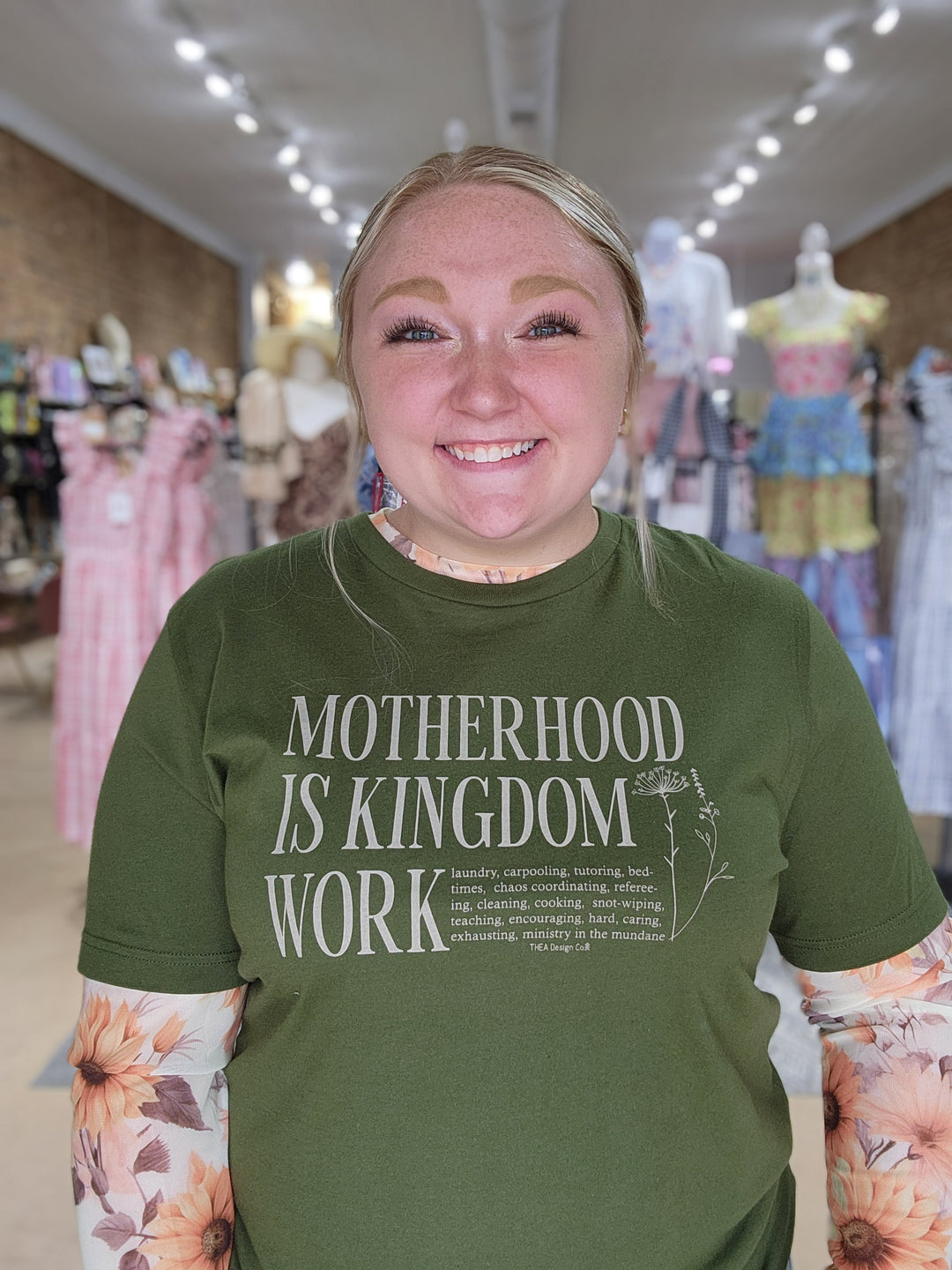 Motherhood is Kingdom Work Tee