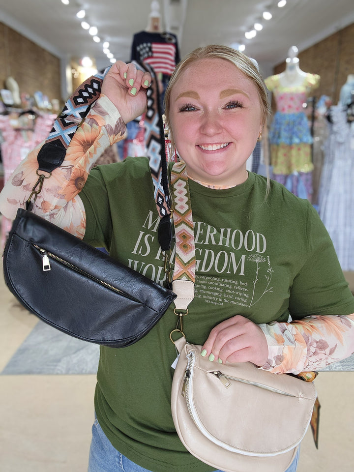 Crossbody Bag with Guitar Strap