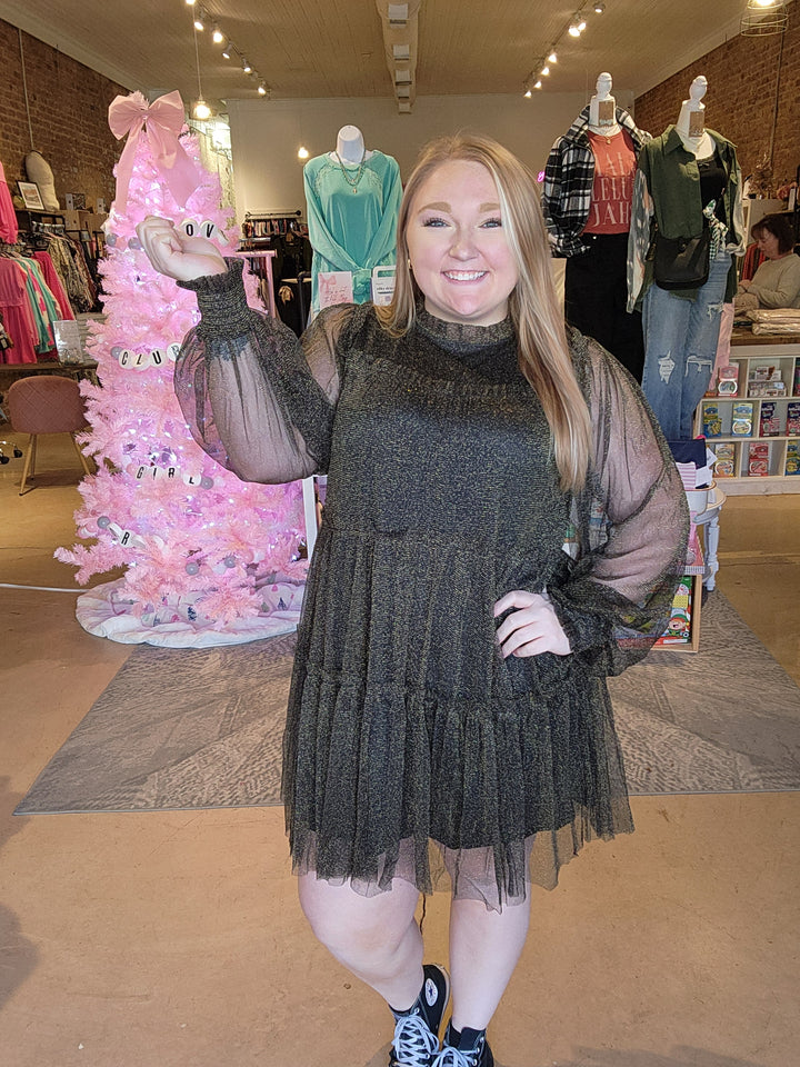 Gold Shimmer Dress