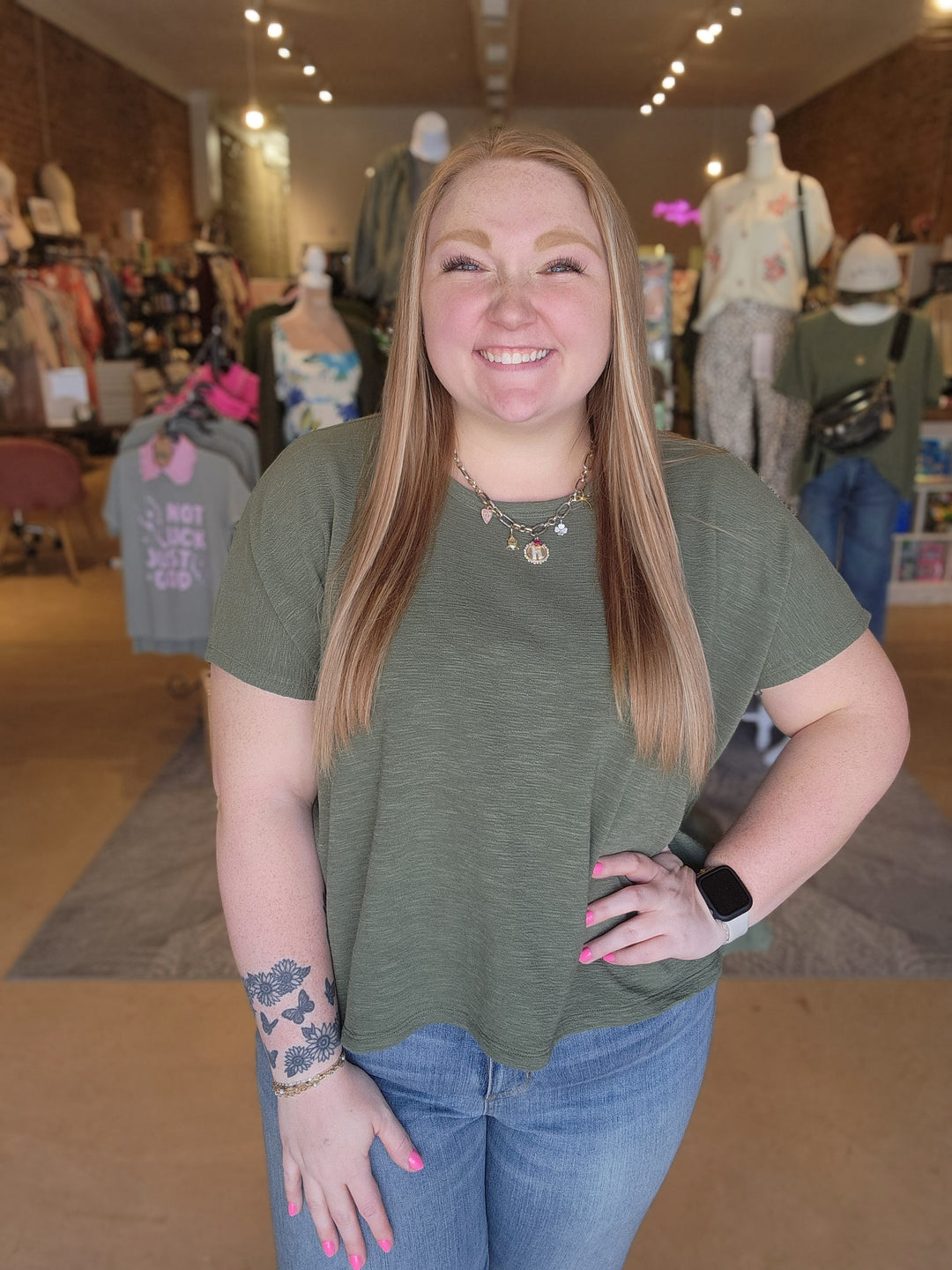 Short Sleeve Slub Tee