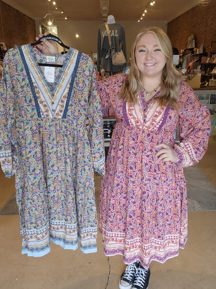 Boho Midi Dress