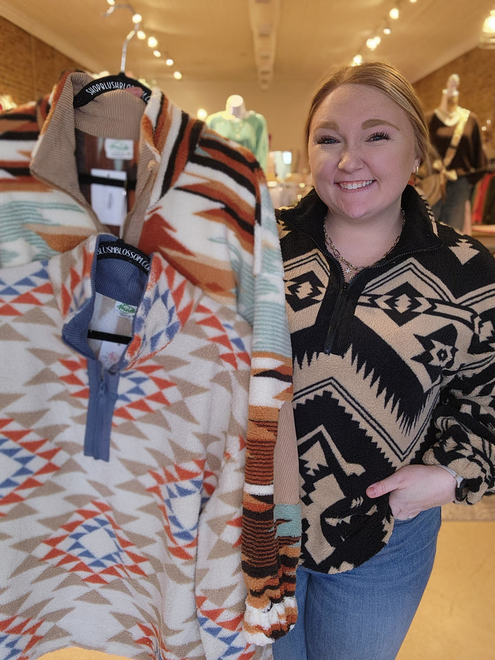 Aztec Fleece Quarter Zip