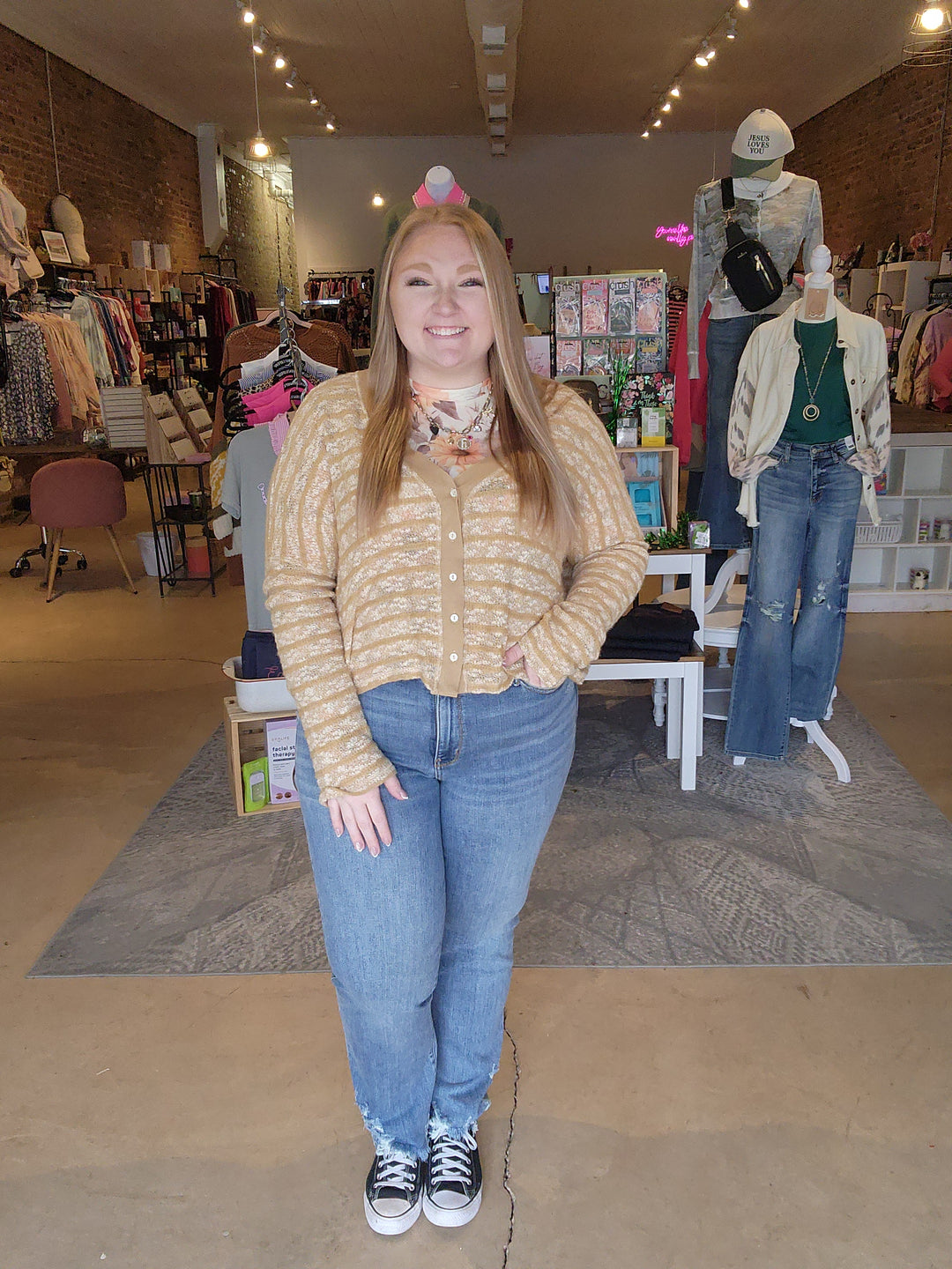 Spring Stripe Cardigan