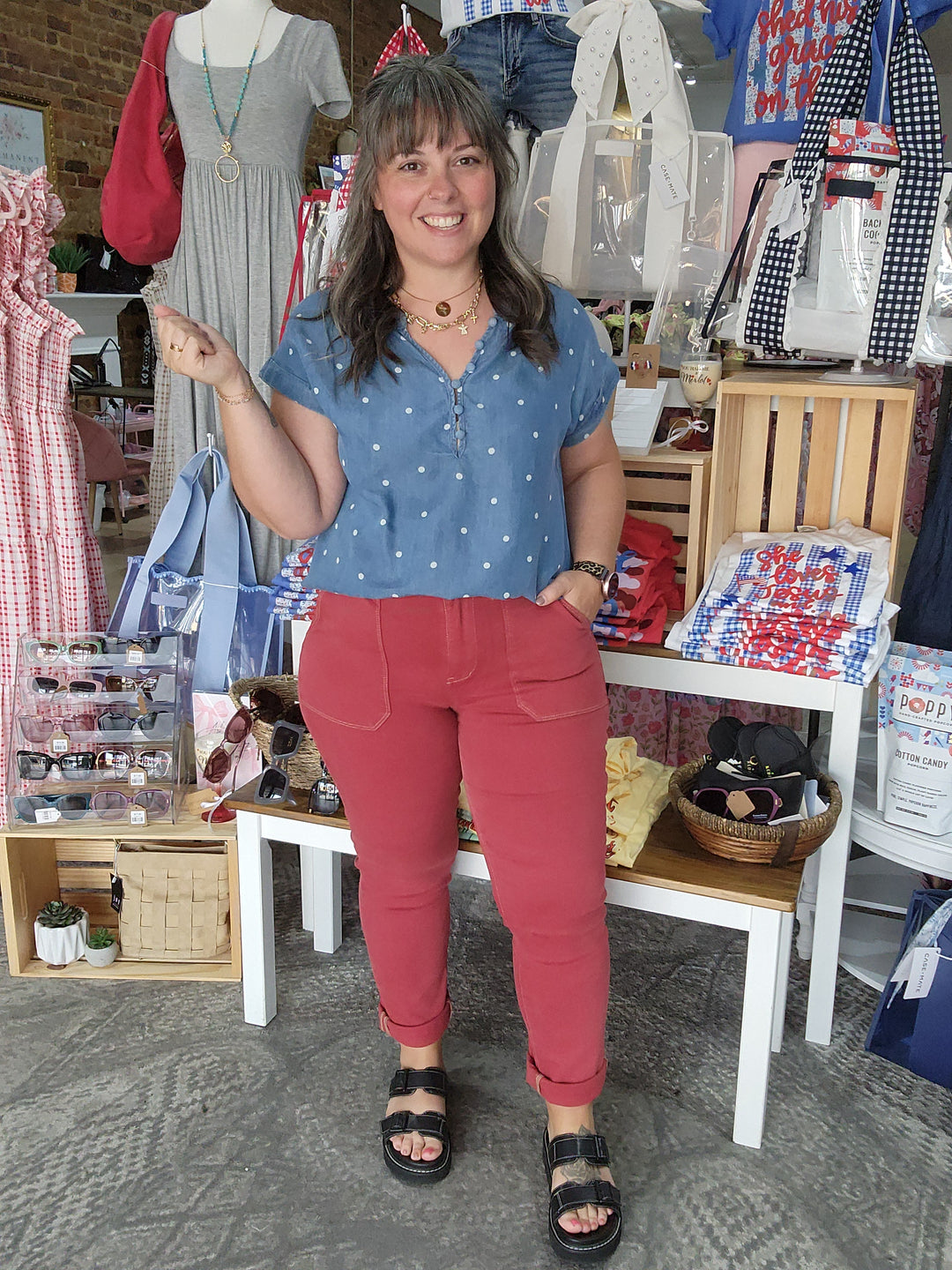 Judy Blue Haute Red Weekender Jeans