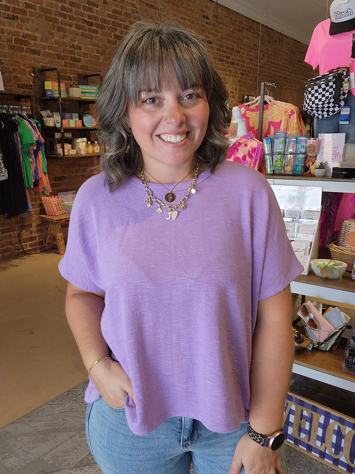 Short Sleeve Slub Tee
