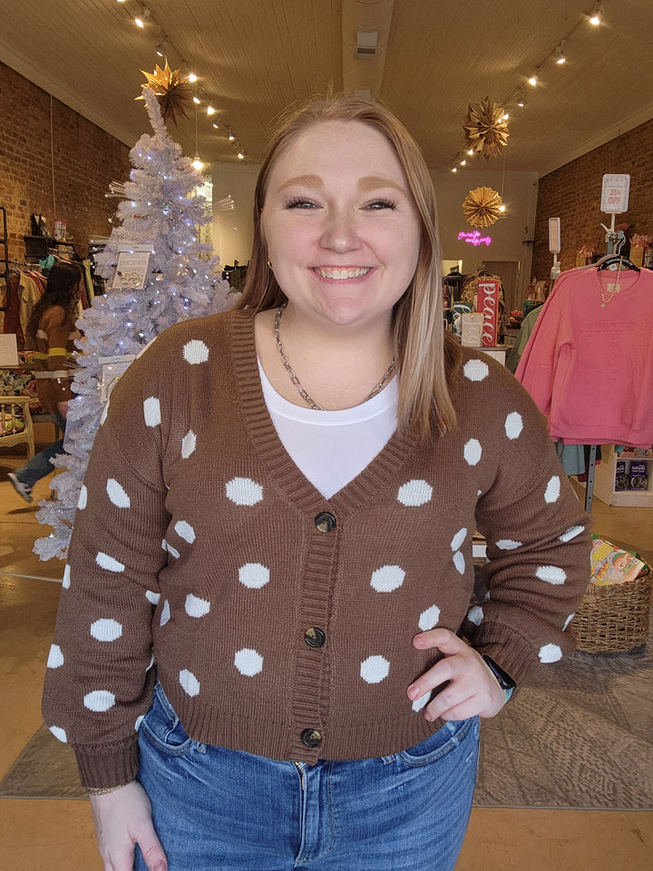 Polka Dot Cardigan